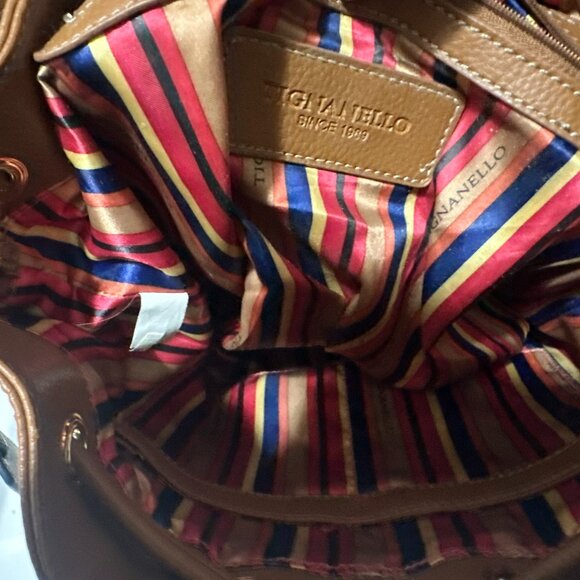 Tignanello 2 Tone Brown and Black Social Status Purse - Picture 4 of 6